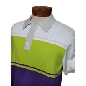 Retro Fox Mens Polo Shirt Size XL BD